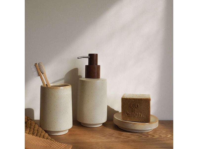  Porte-savon - céramique beige - armonia - beige 3DC03.01.01 - Conforama C