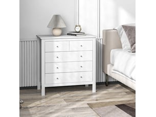 Meuble tv coloris blanc 39.5 cm FLORAGRACE