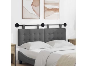 Tete de lit largeur 55 cm B1618 gris