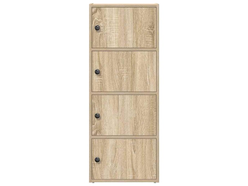 Bibliothèque, meuble de rangement salon chêne sonoma 40x24x102 cm bois d'ingénierie  - Conforama D