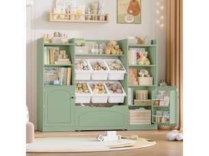 Bibliotheque coloris  vert  G FORM  - 140.5 cm x 106.2 cm