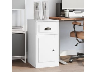 Armoire     <strong></strong> <strong></strong> coloris blanc largeur 40 cm