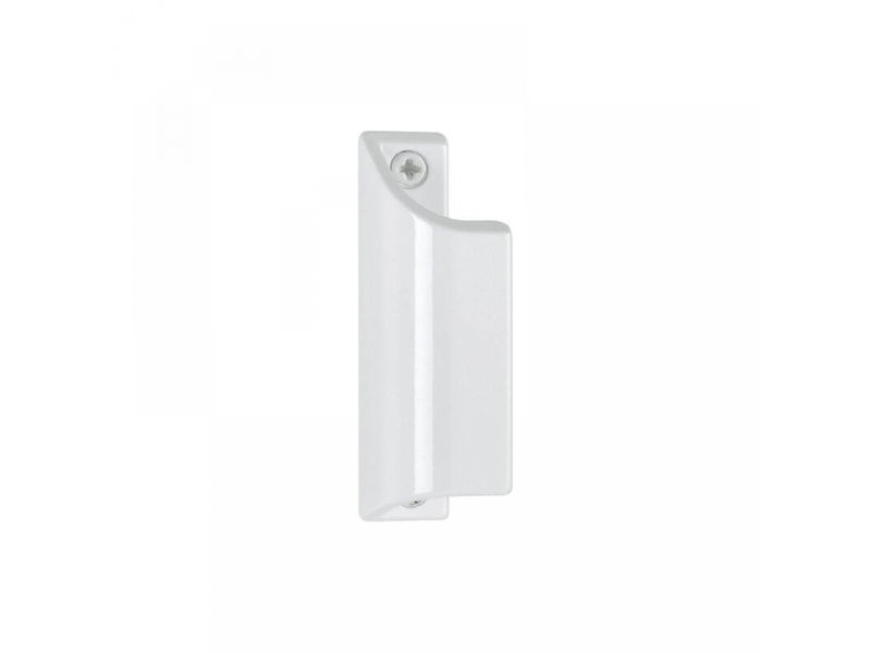  Poignée - aluminium - pour fenêtres, portes - 1 pièce - blanc  - Conforama A