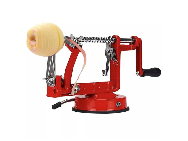  Éplucheur de pommes métal rouge-vin 30x10x13cm  - Conforama A