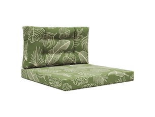 Coussin de canapé d'extérieur, coussin de chaise polyester modèle feuille cf54103