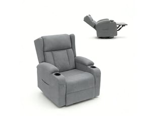 Fauteuil relax manuel T5828S00062 PANGIVO Tissu gris