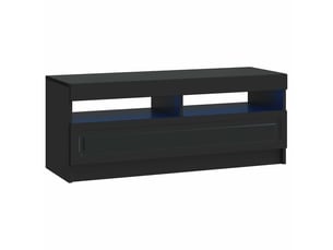 Meuble tv coloris noir 1 cm <strong></strong> <strong></strong>
