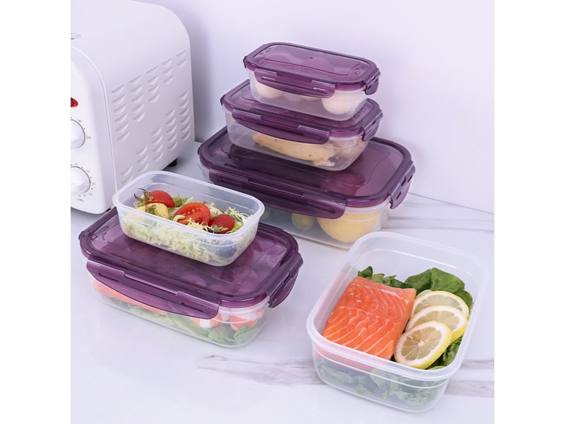  Lot de 4 boîtes de conservation hermétiques – transparentes  - Conforama C