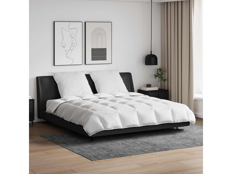  Ensemble de duvet avec oreiller 3 pcs - couette blanc plume de canard  - Conforama B