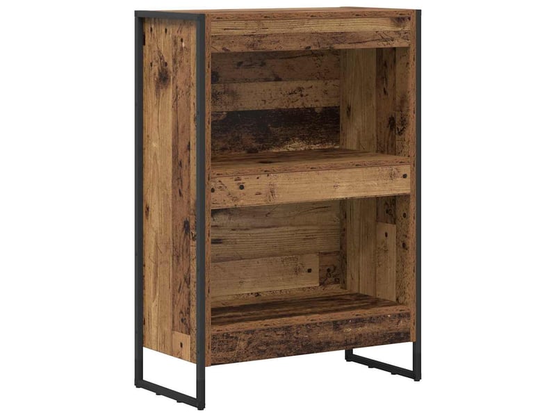  Bibliothèque, armoire à livres 60 x 30 x 86,5 cm bois d'ingénierie bois ancien  - Conforama A