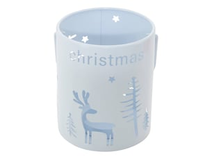 Lanterne de noël en métal ajouré