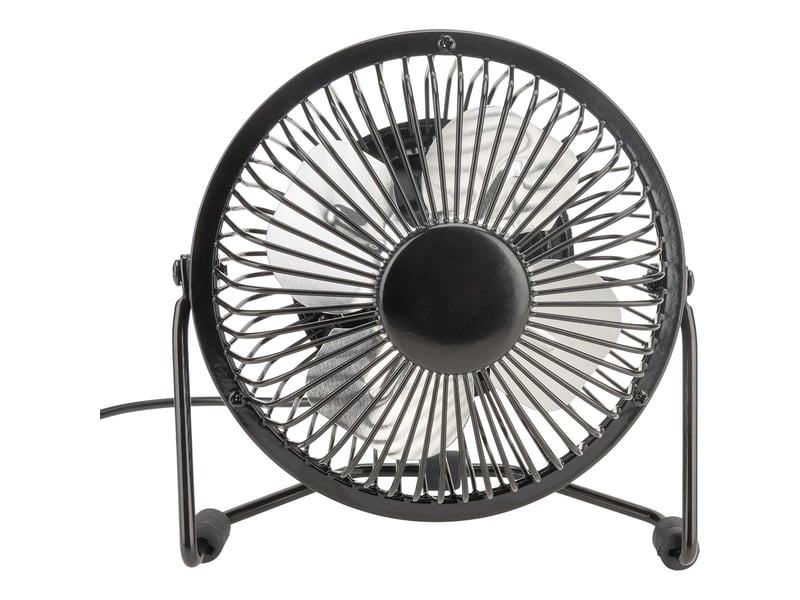 Voltman-mini ventilateur de bureau usb ø13cm - noir - voltman  - Conforama B
