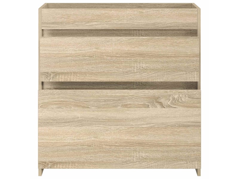  Meuble sous lavabo de salle de bain, commode chêne sonoma shl5334  - Conforama D