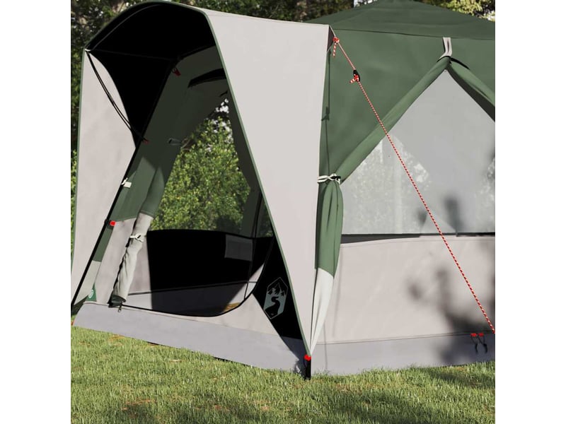 Tente de camping 5 personnes 5 personne vert et blanc - Conforama C