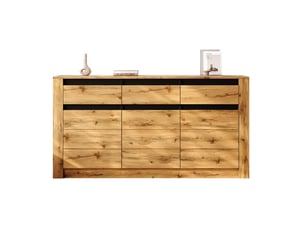 Buffet 3 porte(s)  3 tiroir(s) OKWISH  - 135 cm coloris naturel 
