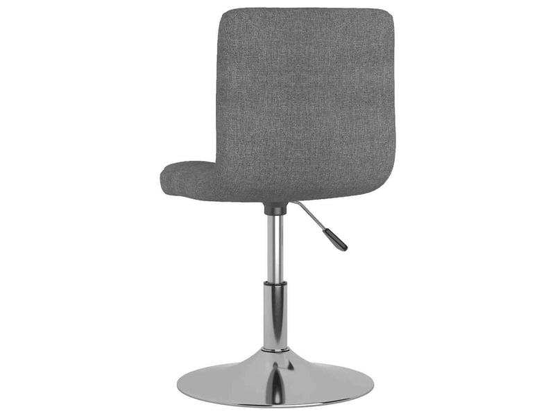  Tabouret de bar, chaise de bar pivotant gris clair tissu  - Conforama E