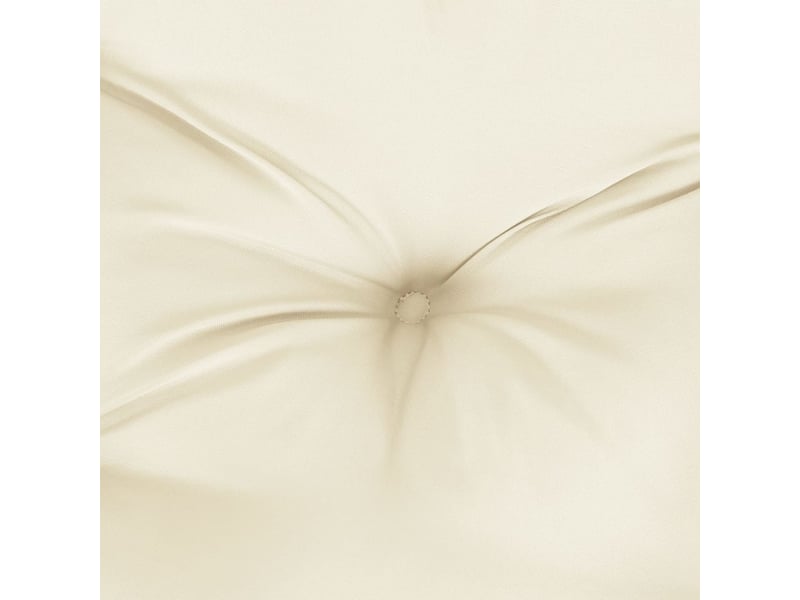  Coussin de banc de jardin, coussin d'assise blanc crème 110x50x7 cm tissu oxford cf52663  - Conforama E