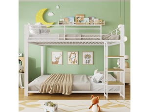 Lit superposé 140x200 cm <strong></strong>  <strong></strong> coloris blanc
