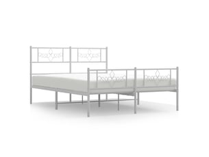 Lit 2 places 120x190cm coloris blanc