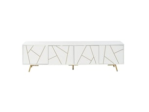 Meuble tv coloris blanc 190 cm FLORAGRACE 4071258269804