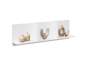 Étagère, armoire murale 100x16,5x30 cm blanc bois d'ingénierie cf40958