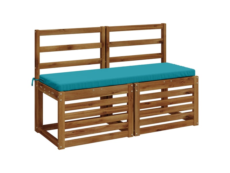 Coussin de banc, coussin d'assise, coussin de canapé soest 100 % polyester turquoise 110 x 40 x 5 cm cf53628 - Conforama C