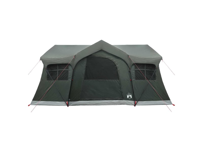  Tente de camping, tente familiale vert armée 10 personnes polyester et acier  - Conforama E