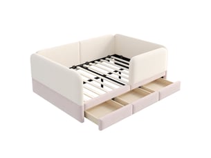 Lit 2 places 140x200 cm VVBV cao-LDU00657AAH-conf-NEW coloris bicolore