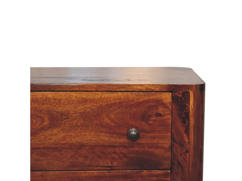  Artisan furniture commode bera en bois massif  - Conforama D