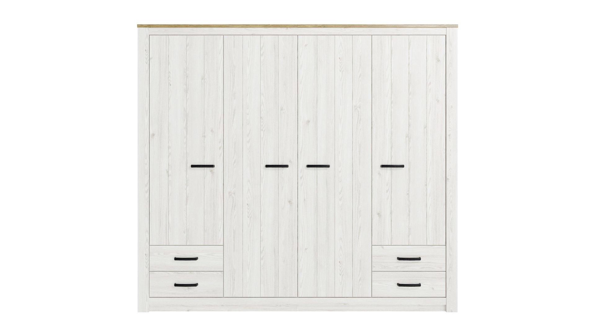 Armoire ELARA blanc 212.7 Conforama