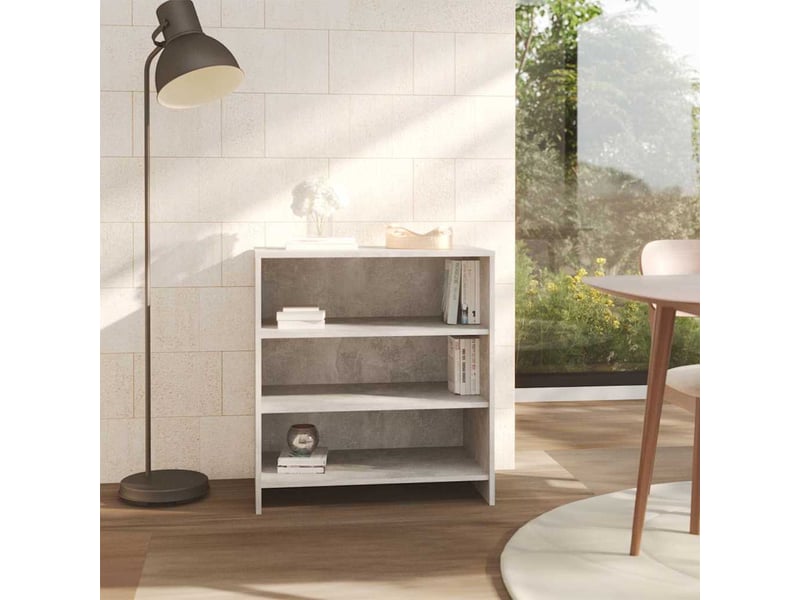  Buffet - bahut - meuble de rangement gris béton 70x40,5x75 cm bois d'ingénierie  - Conforama C