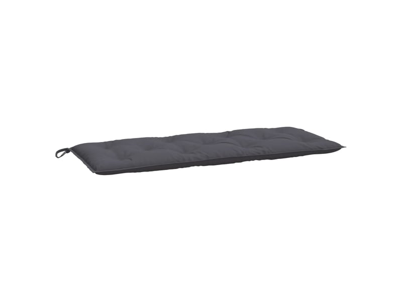  Lot de 2 coussins de banc de jardin, coussins d'assise anthracite tissu oxford cf58623  - Conforama D