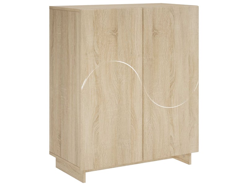  Meuble à chaussures, armoire à chaussures 73x38x87,5 cm bois d'ingénierie shl1884  - Conforama A