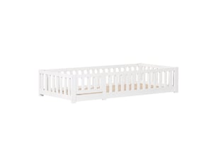 Lit simple 90x200 cm Lonelyo coloris blanc