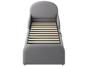 Lit coffre 90x200 cm MAISONORA coloris gris