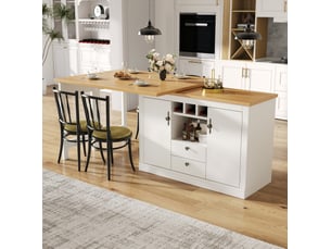 Bar coloris blanc <strong>FLORAGRACE</strong> <strong></strong> - 120 cm