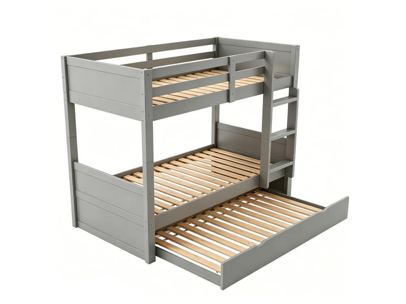  Lit jeune, 90x200 cm, extensible, gris cao-LDB00579AAE-conf-NEW - Conforama A