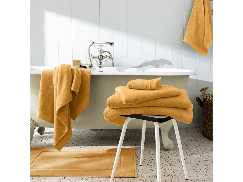 Pack complet 10 pièces softy salle de bain 100 % coton zero twist – 600 gm²  - Conforama A