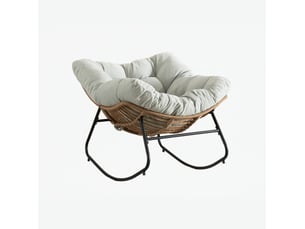 Pouf / repose pied WISHDOR  bleu