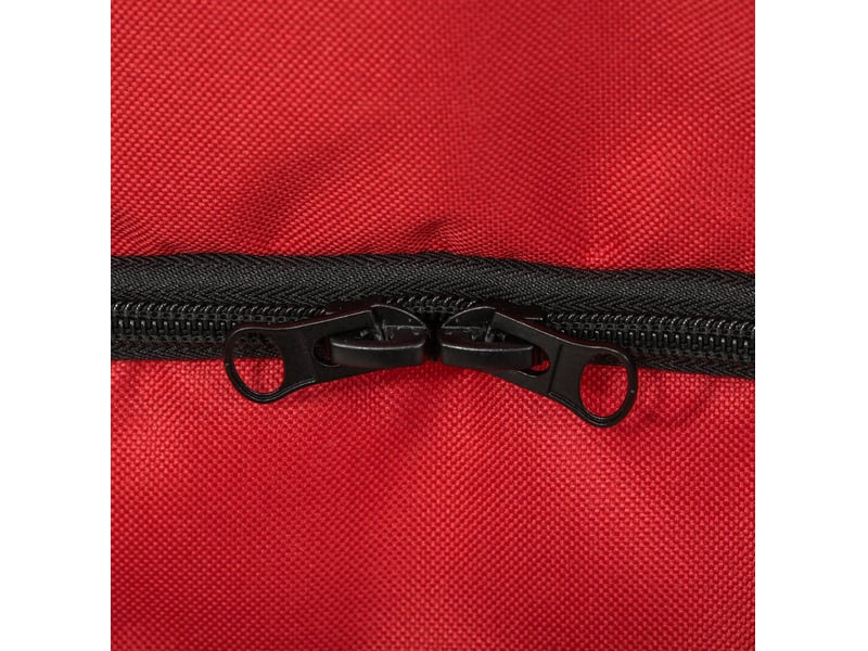  Poussette pour  compacte 76,5 x 52 x 95 cm – rouge – pliable avec roues pivotantes et freins arrière  - Conforama E
