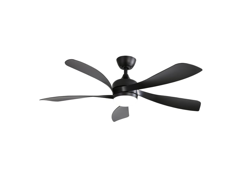 Ventilateur de plafond rolipo avec lumière led télécommande moteur dc silencieux réversible - Conforama B