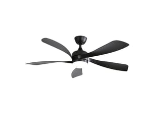 Ventilateur de plafond avec lumière led télécommande moteur dc silencieux réversible