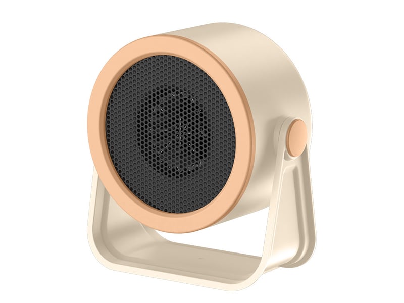 Chauffage d'appoint portable, adapté à un usage domestique, avec protection contre la surchauffe et le basculement, beige - réf. Szpb859618jjzj - Conforama A