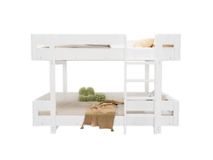 Lit superposé 2x90x200 cm <strong></strong> <strong></strong> coloris blanc