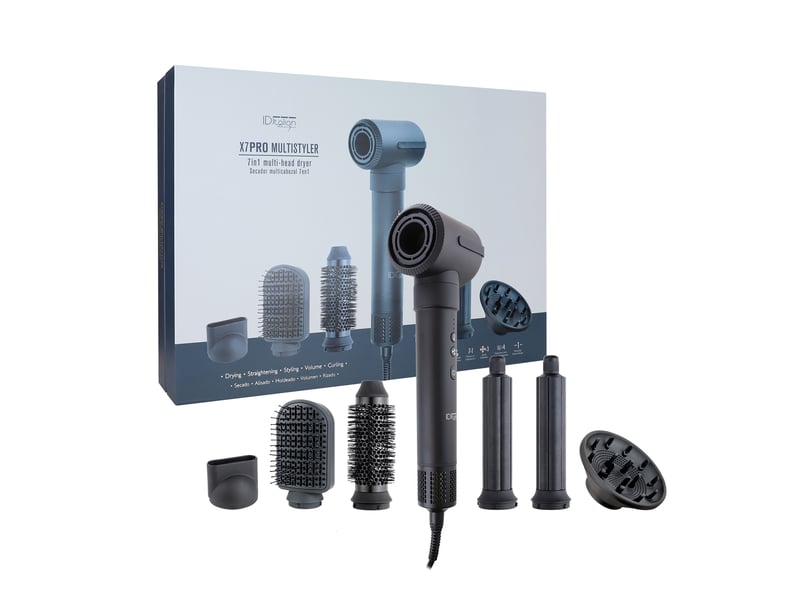 Sèche-cheveux multi-accessoires X7 Pro 7-en-1 - Conforama A