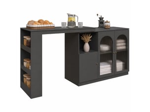 Bar coloris noir MEUBLIV - 120 cm