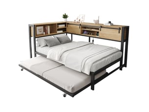 Lit gigogne 120x200cm <strong>MIVRAY </strong> <strong></strong> coloris bicolore