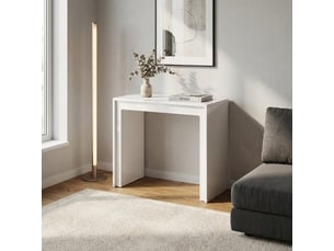 Console extensible 0 tiroir(s) coloris blanc <strong>AHD AMAZING HOME DESIGN</strong> <strong></strong>