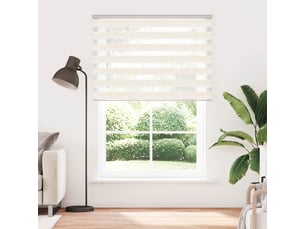 Store zèbre, store de fenêtre beige marbré largeur du tissu 155,9 cm polyester cf48284