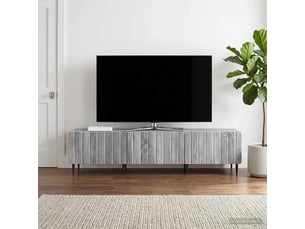 Meuble tv coloris gris 147 cm <strong></strong> <strong></strong>